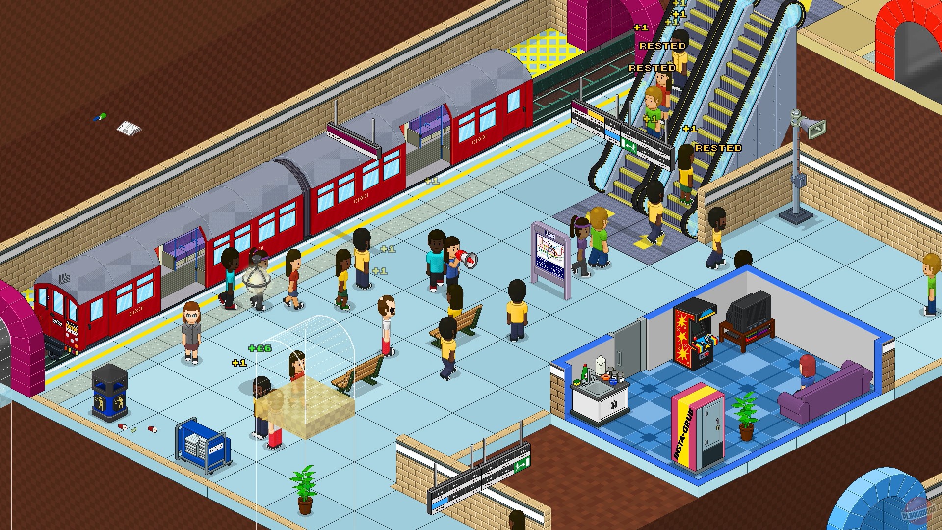Скриншот из игры Overcrowd: A Commute 'Em Up - 18