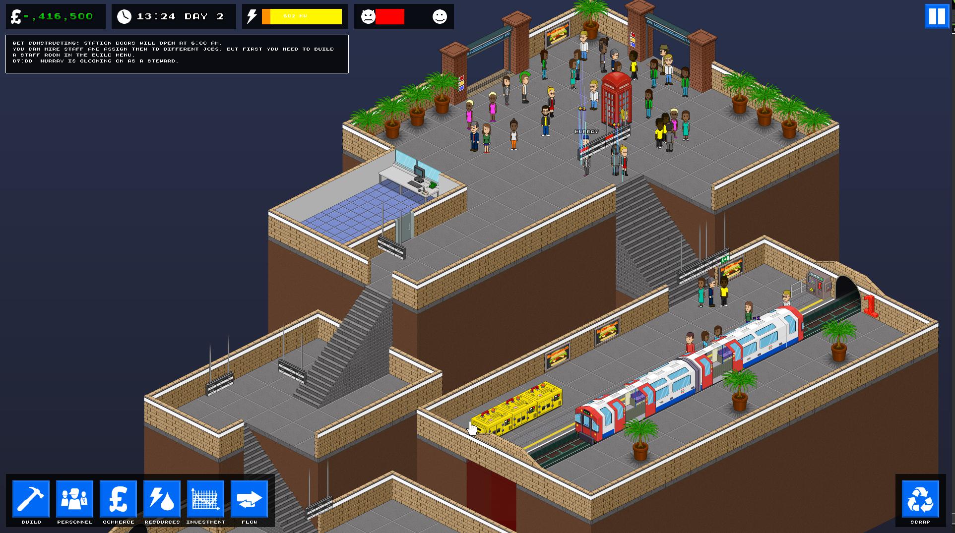 Скриншот из игры Overcrowd: A Commute 'Em Up - 35