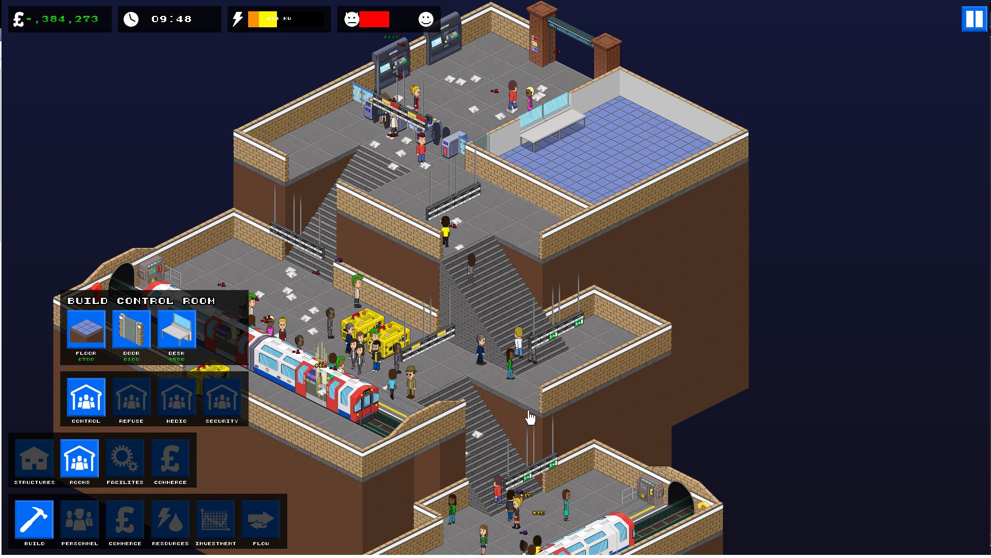 Скриншот из игры Overcrowd: A Commute 'Em Up - 13