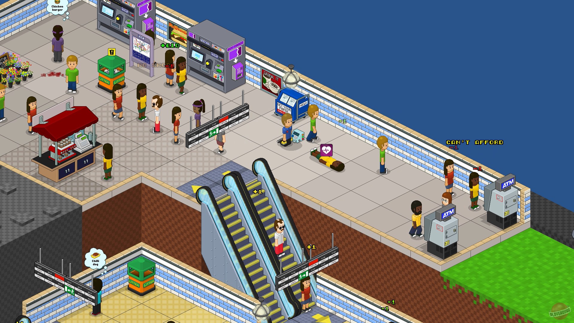 Скриншот из игры Overcrowd: A Commute 'Em Up - 27