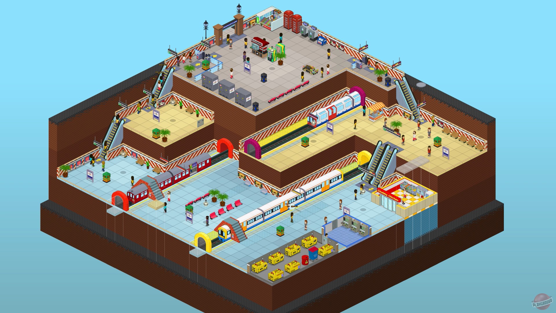 Скриншот из игры Overcrowd: A Commute 'Em Up - 9
