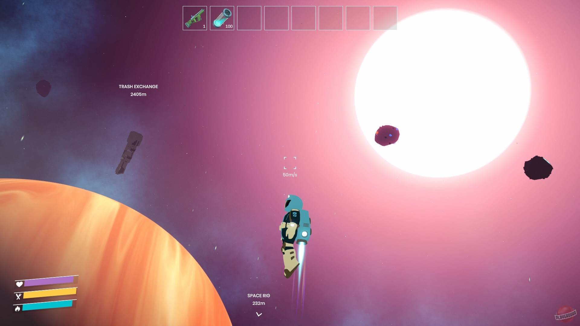 Скриншот из игры Space Trash Scavenger - 14