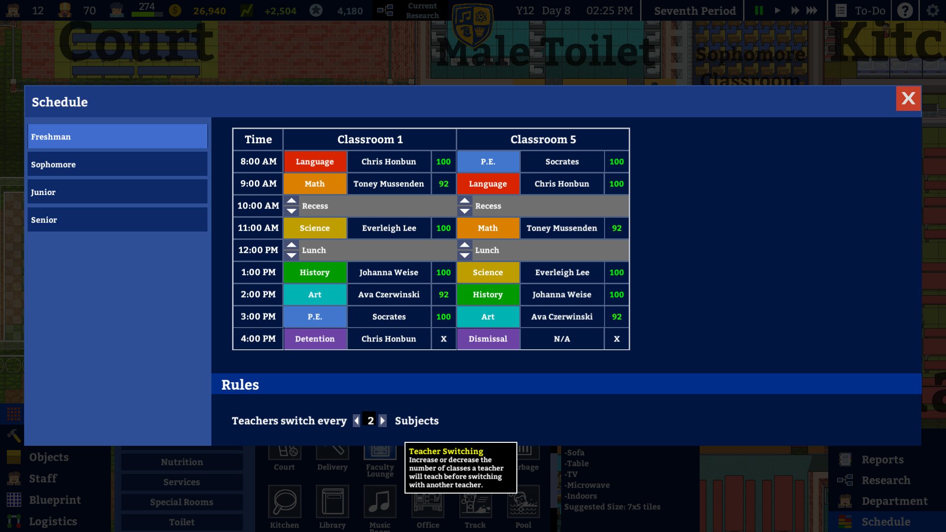 Скриншот из игры Academia : School Simulator - 5