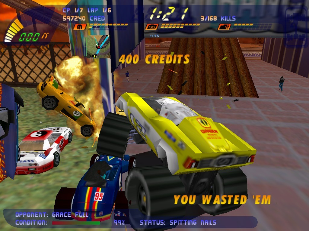 Скриншот из игры Carmageddon 2: Carpocalypse Now - 39