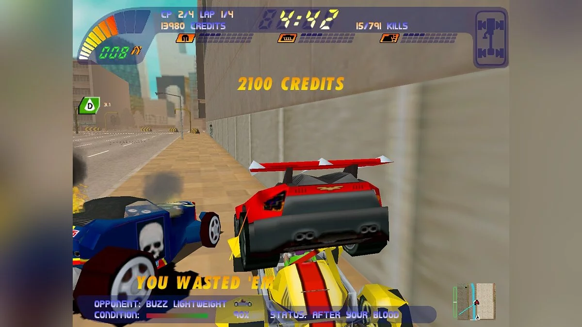 Скриншот из игры Carmageddon 2: Carpocalypse Now - 2