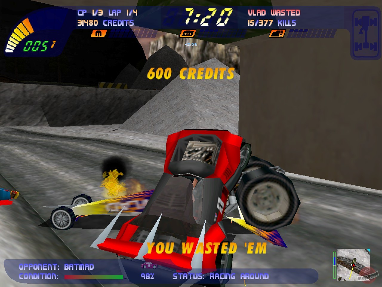 Скриншот из игры Carmageddon 2: Carpocalypse Now - 37