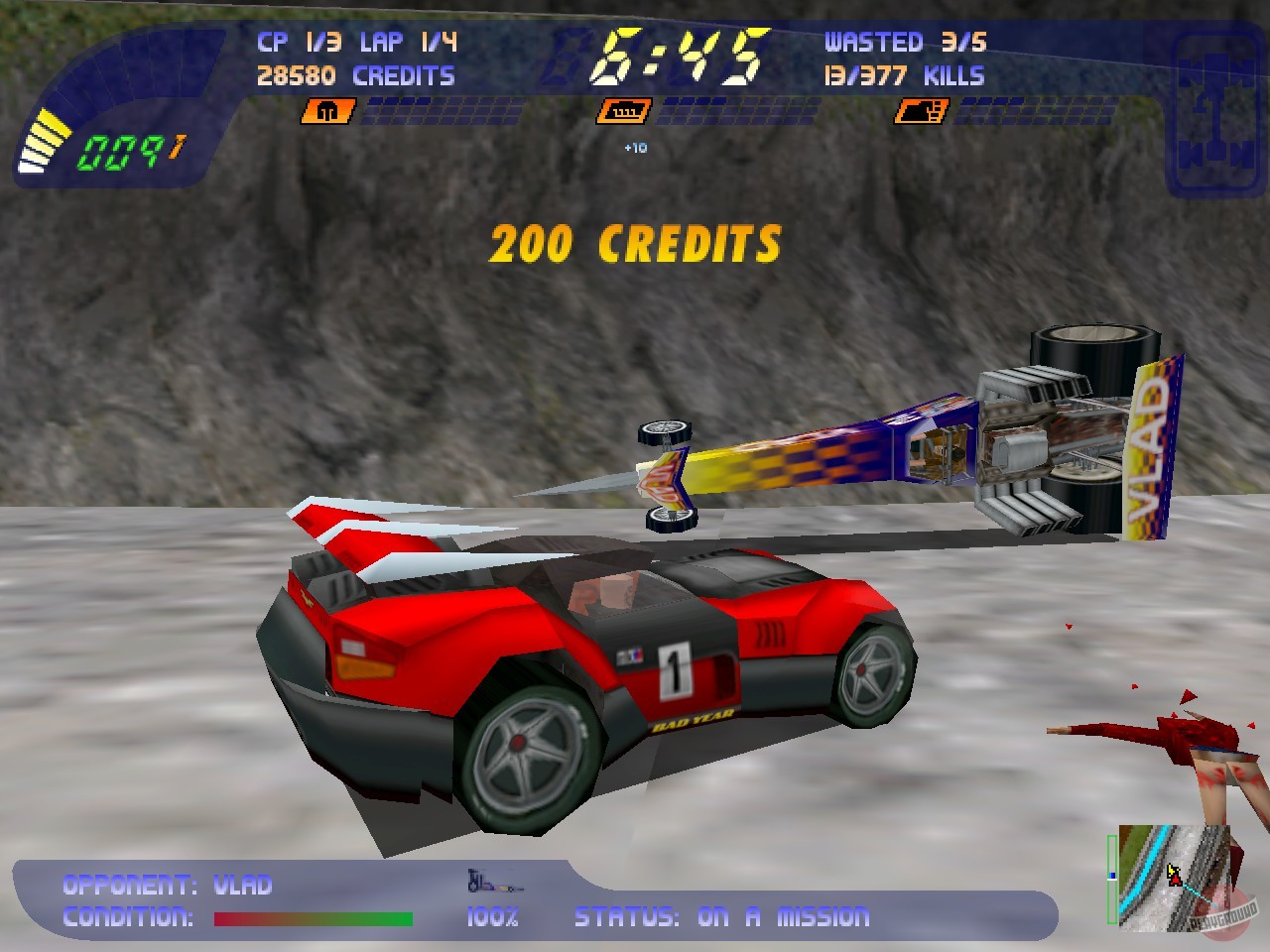 Скриншот из игры Carmageddon 2: Carpocalypse Now - 11