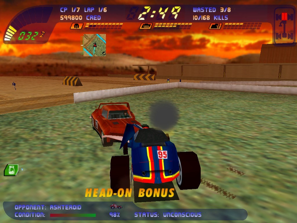 Скриншот из игры Carmageddon 2: Carpocalypse Now - 50