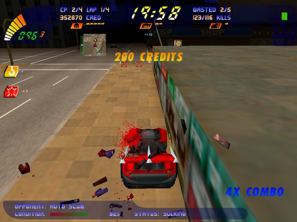 Скриншот из игры Carmageddon 2: Carpocalypse Now - 21