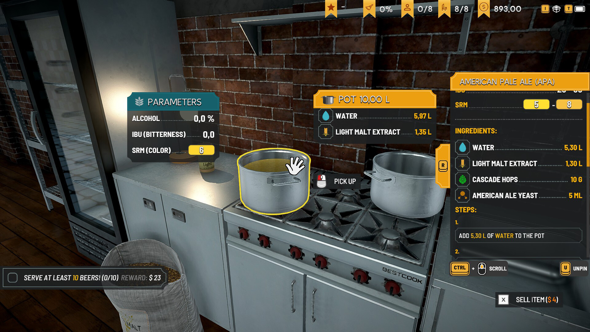 Скриншот из игры Brewpub Simulator - 29