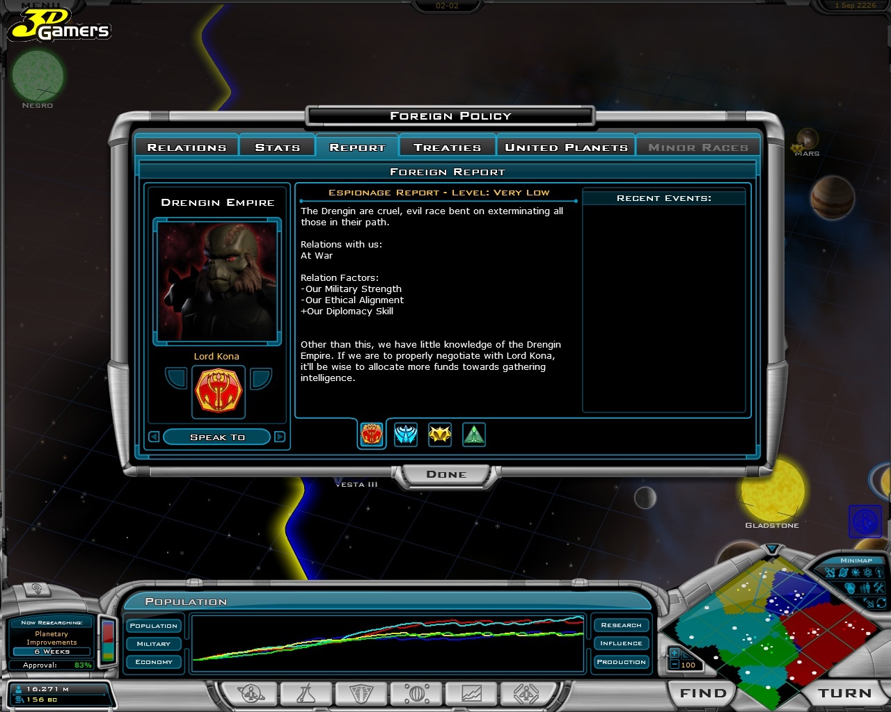 Скриншот из игры Galactic Civilizations 2: Dread Lords - 86