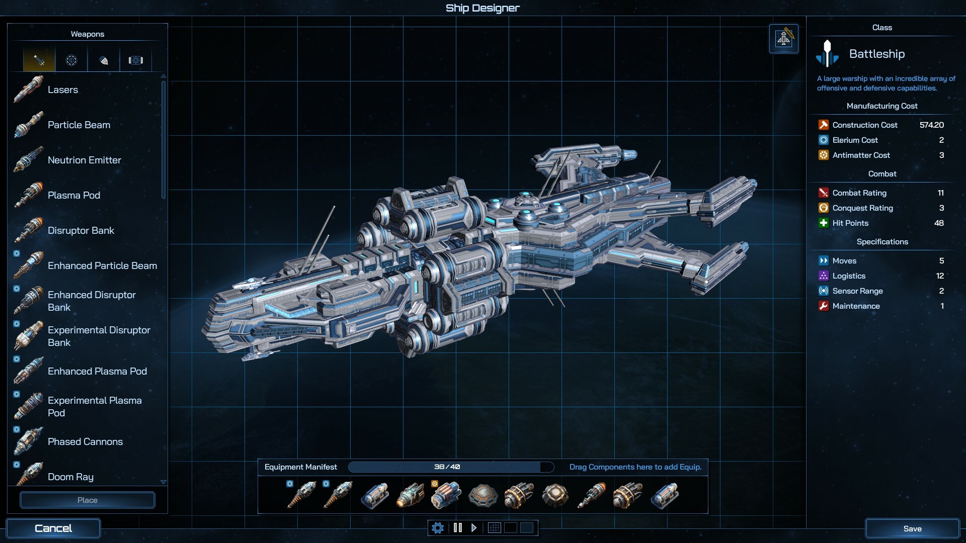 Скриншот из игры Galactic Civilizations IV - 18