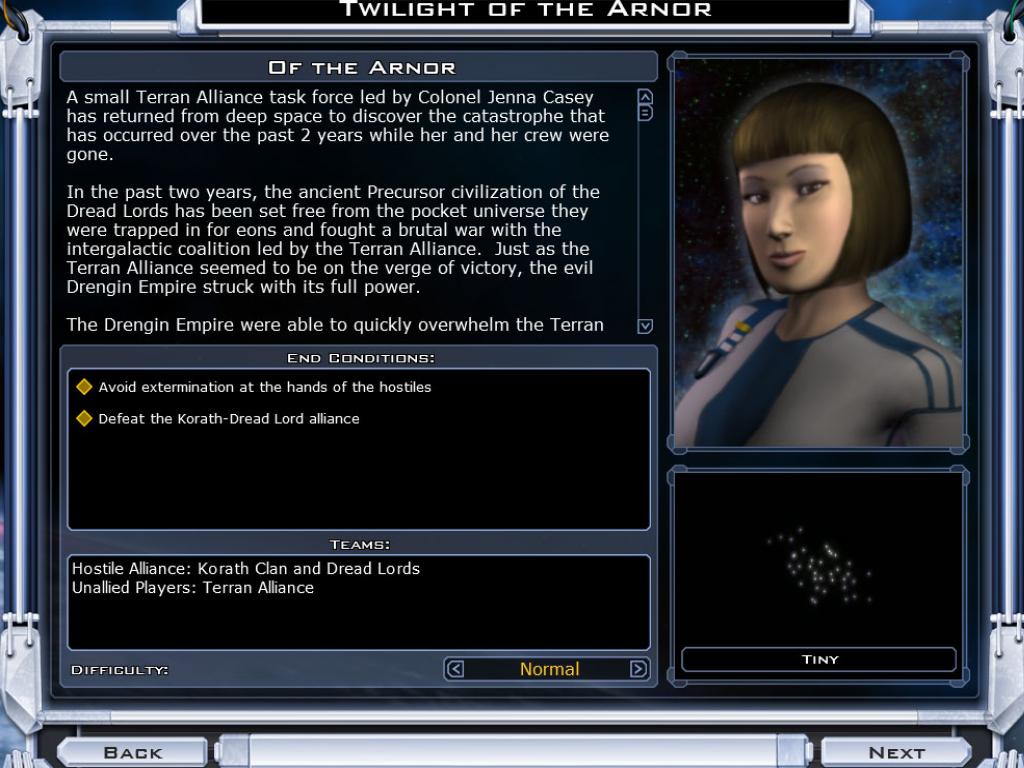 Скриншот из игры Galactic Civilizations 2: Twilight of the Arnor - 24