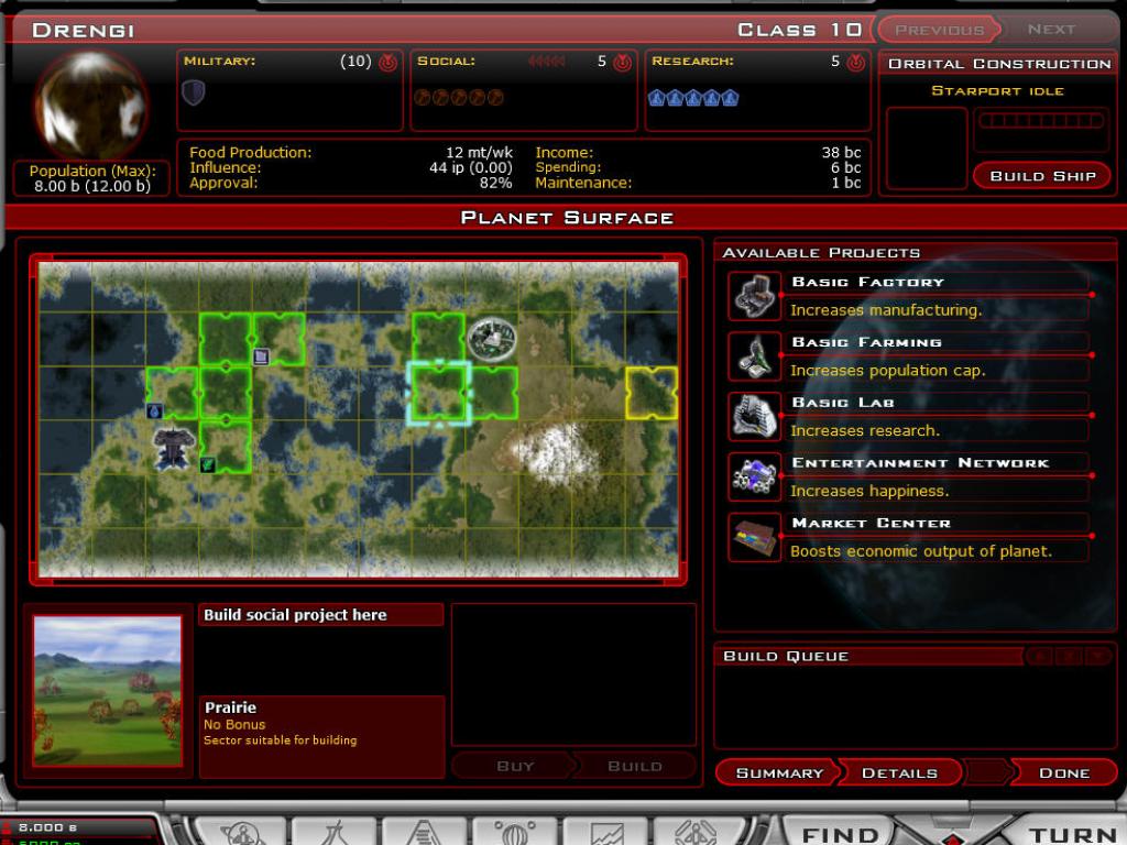 Скриншот из игры Galactic Civilizations 2: Twilight of the Arnor - 28