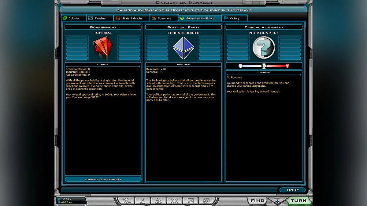 Скриншот из игры Galactic Civilizations 2: Twilight of the Arnor - 10