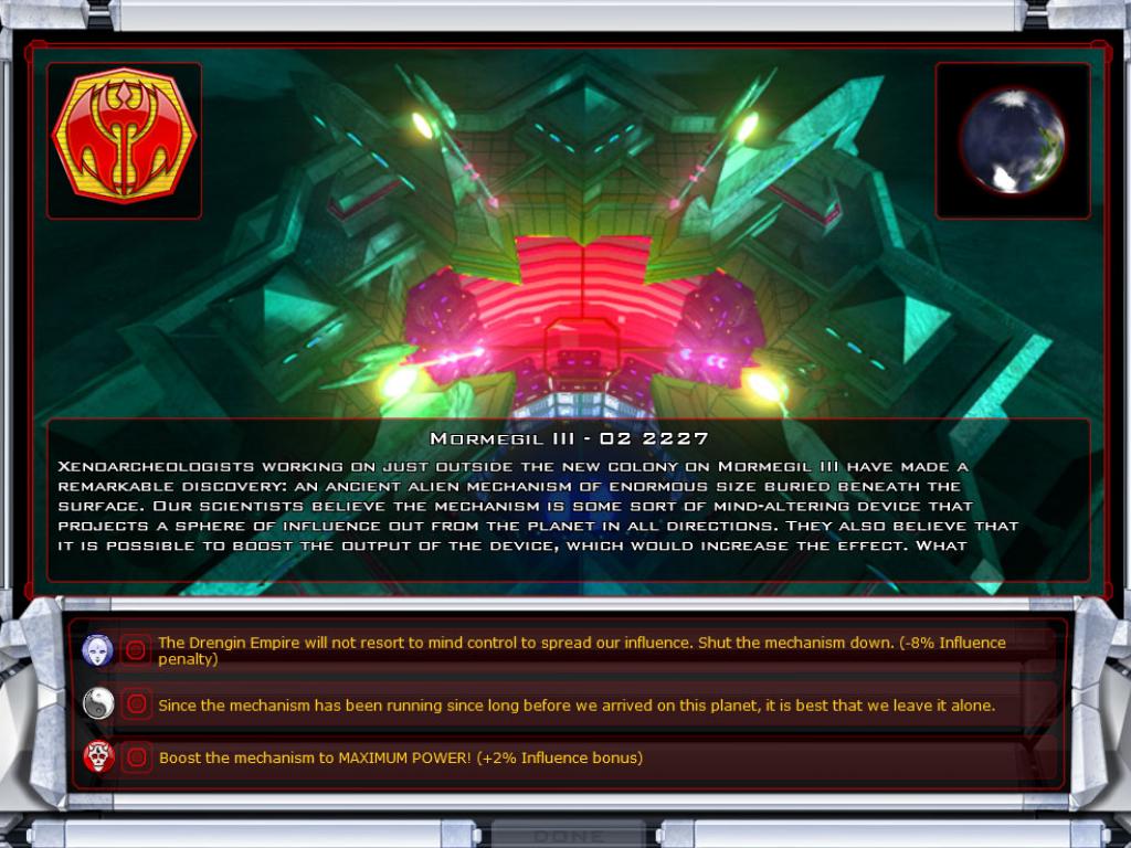 Скриншот из игры Galactic Civilizations 2: Twilight of the Arnor - 23