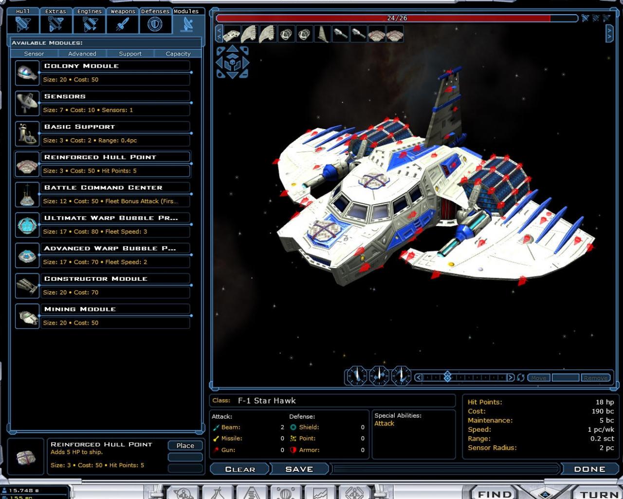 Скриншот из игры Galactic Civilizations 2: Twilight of the Arnor - 2