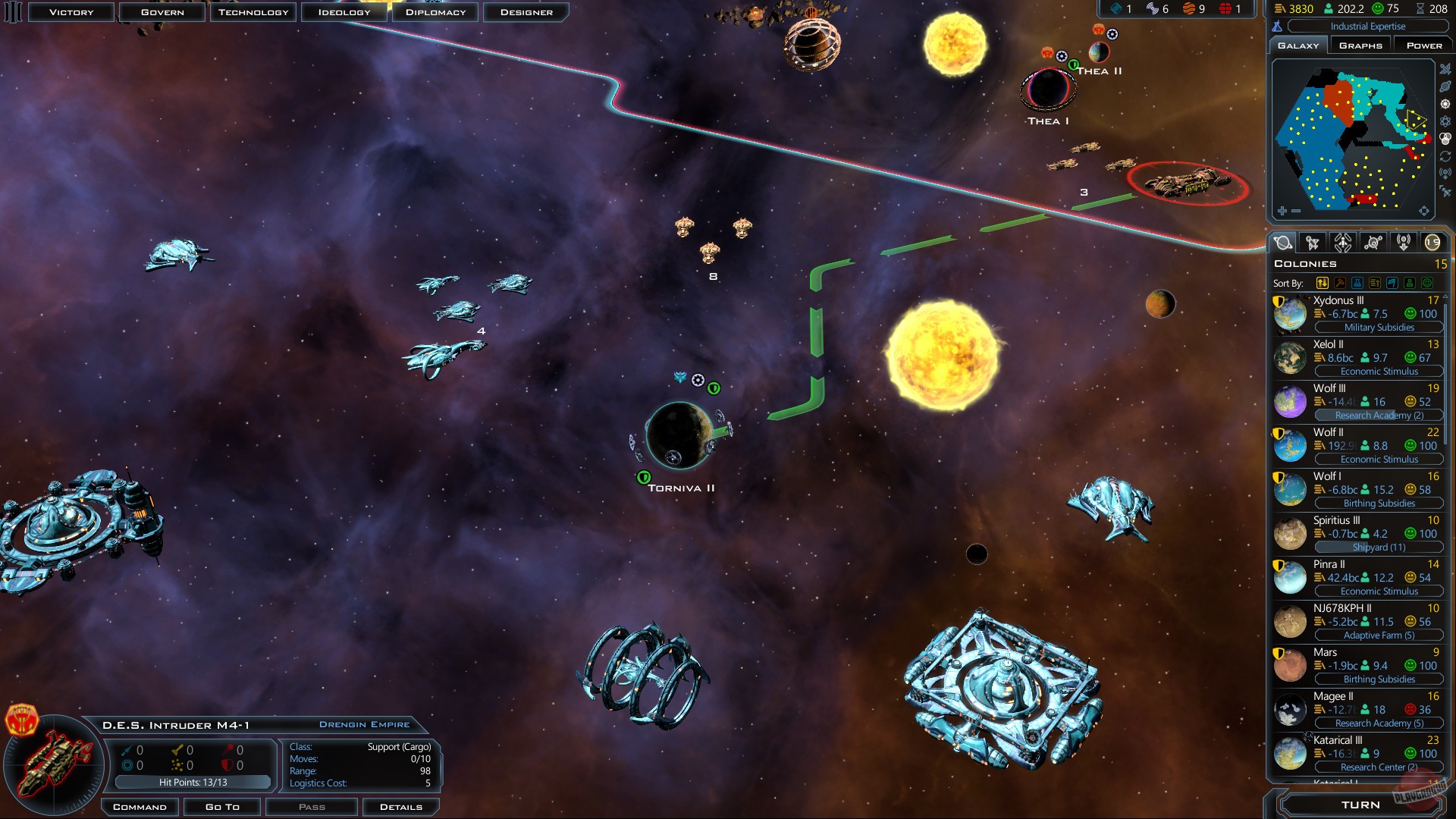 Скриншот из игры Galactic Civilizations 3 - 41