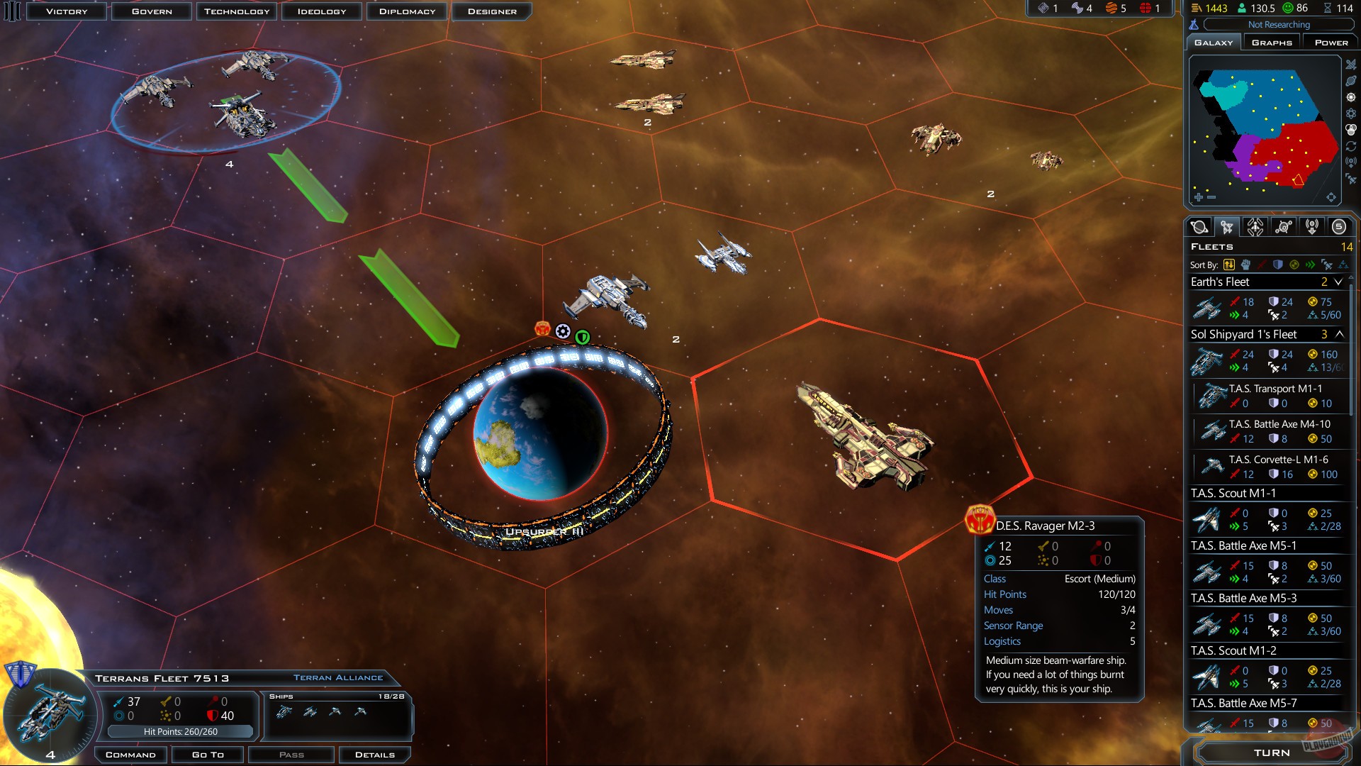 Скриншот из игры Galactic Civilizations 3 - 58