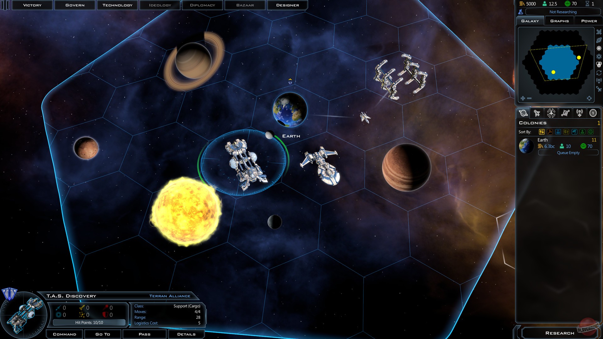 Скриншот из игры Galactic Civilizations 3 - 55