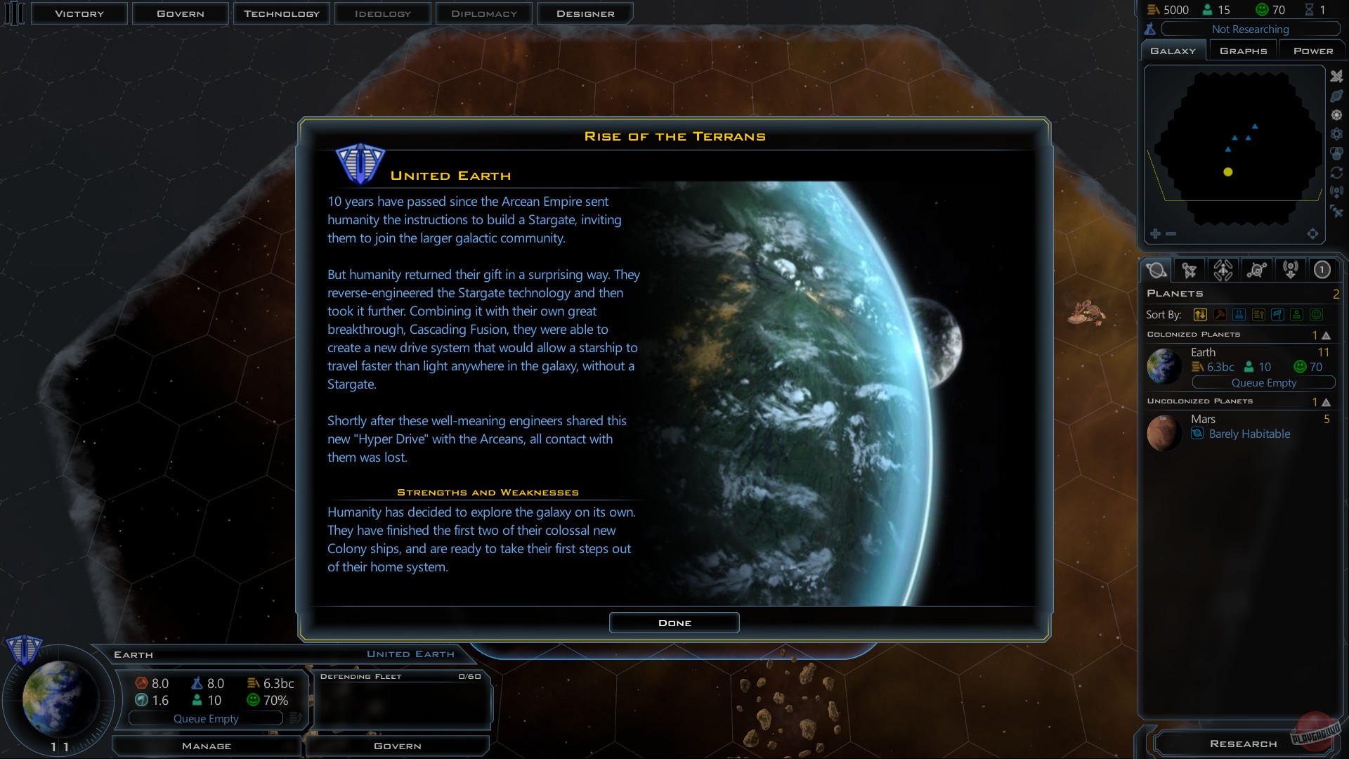 Скриншот из игры Galactic Civilizations 3 - 13
