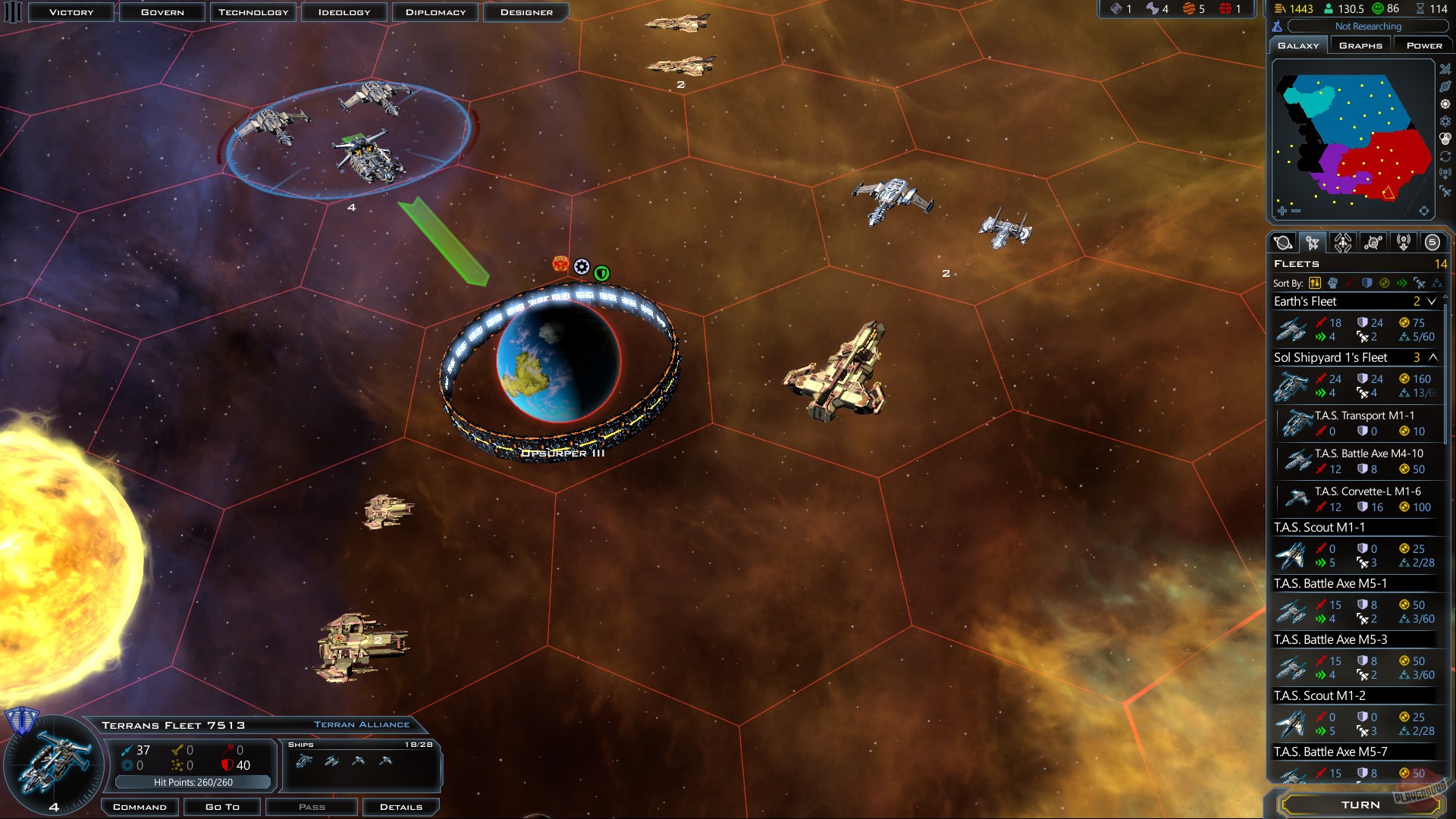 Скриншот из игры Galactic Civilizations 3 - 47