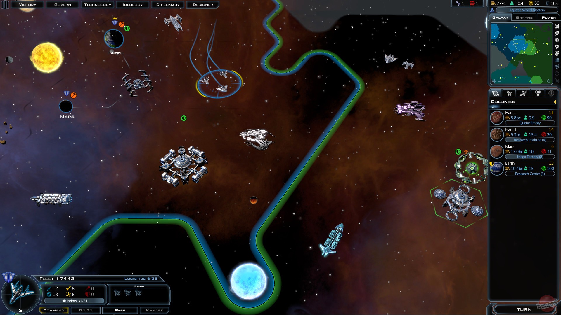 Скриншот из игры Galactic Civilizations 3 - 28