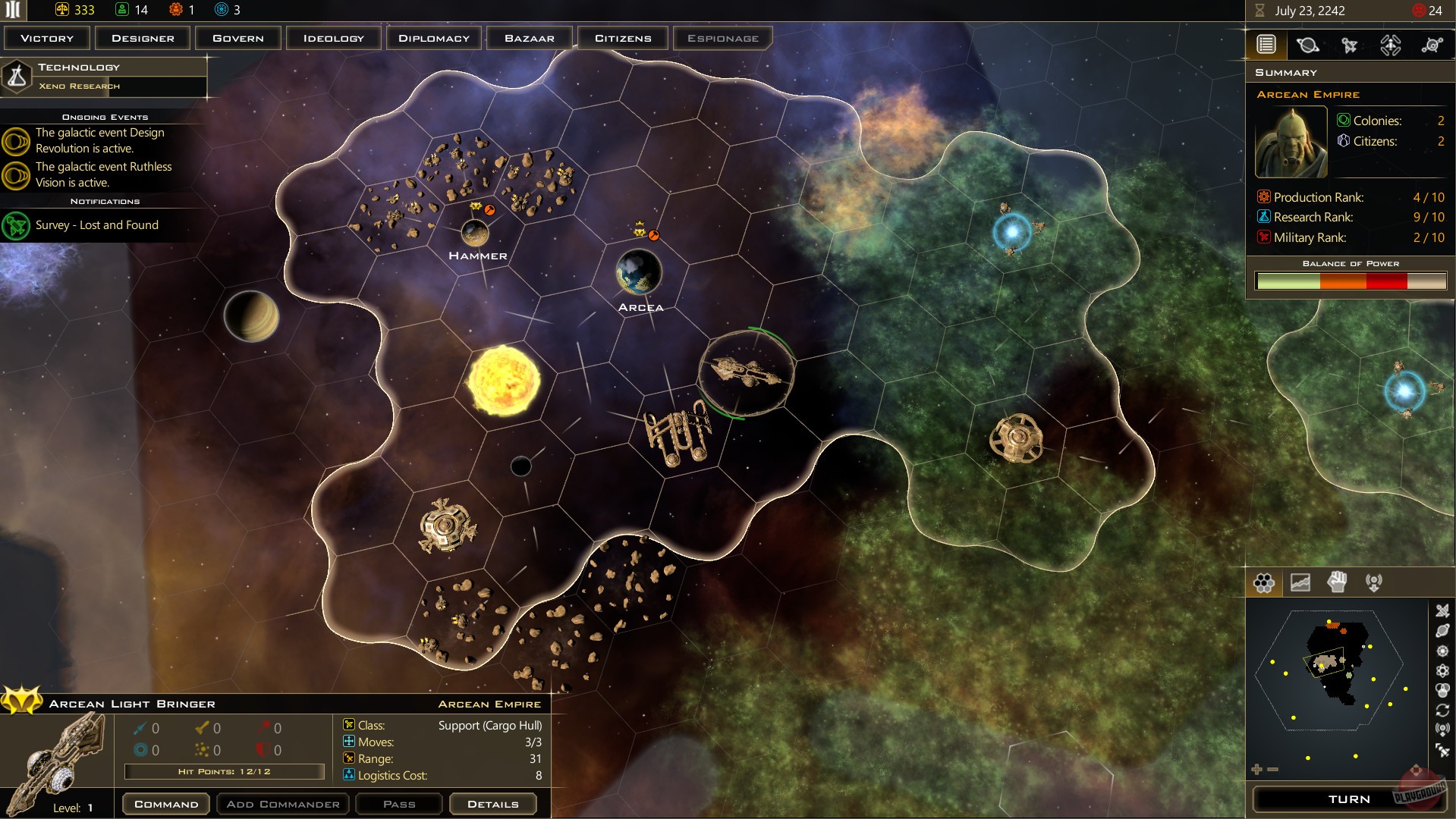 Скриншот из игры Galactic Civilizations 3 - 87