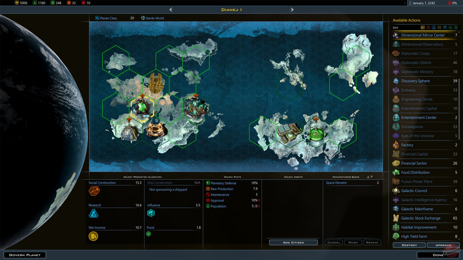 Скриншот из игры Galactic Civilizations 3 - 23