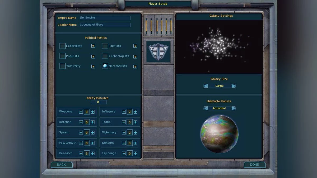 Скриншот из игры Galactic Civilizations - 9