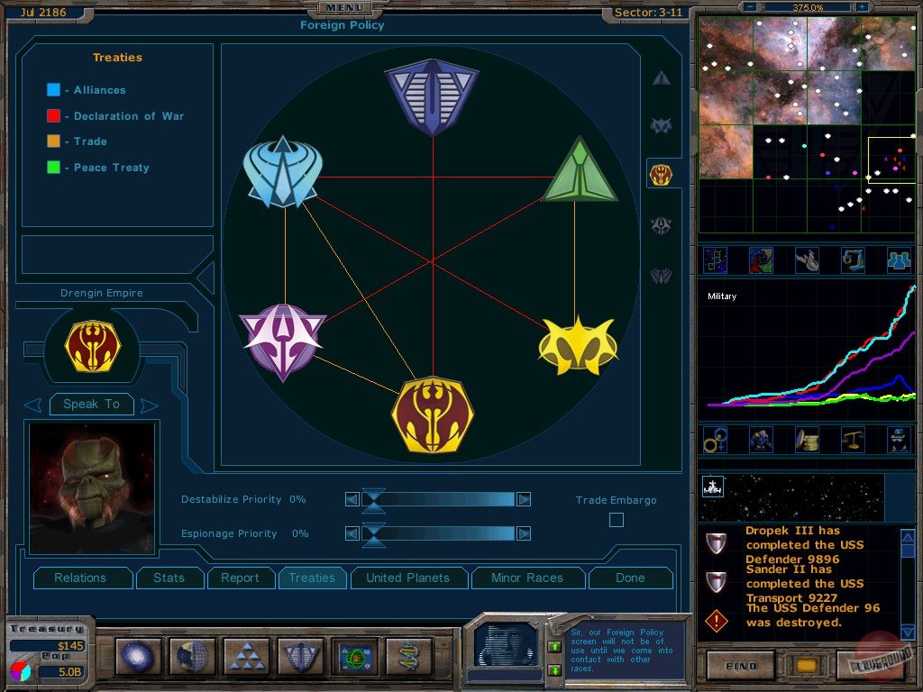 Скриншот из игры Galactic Civilizations - 19
