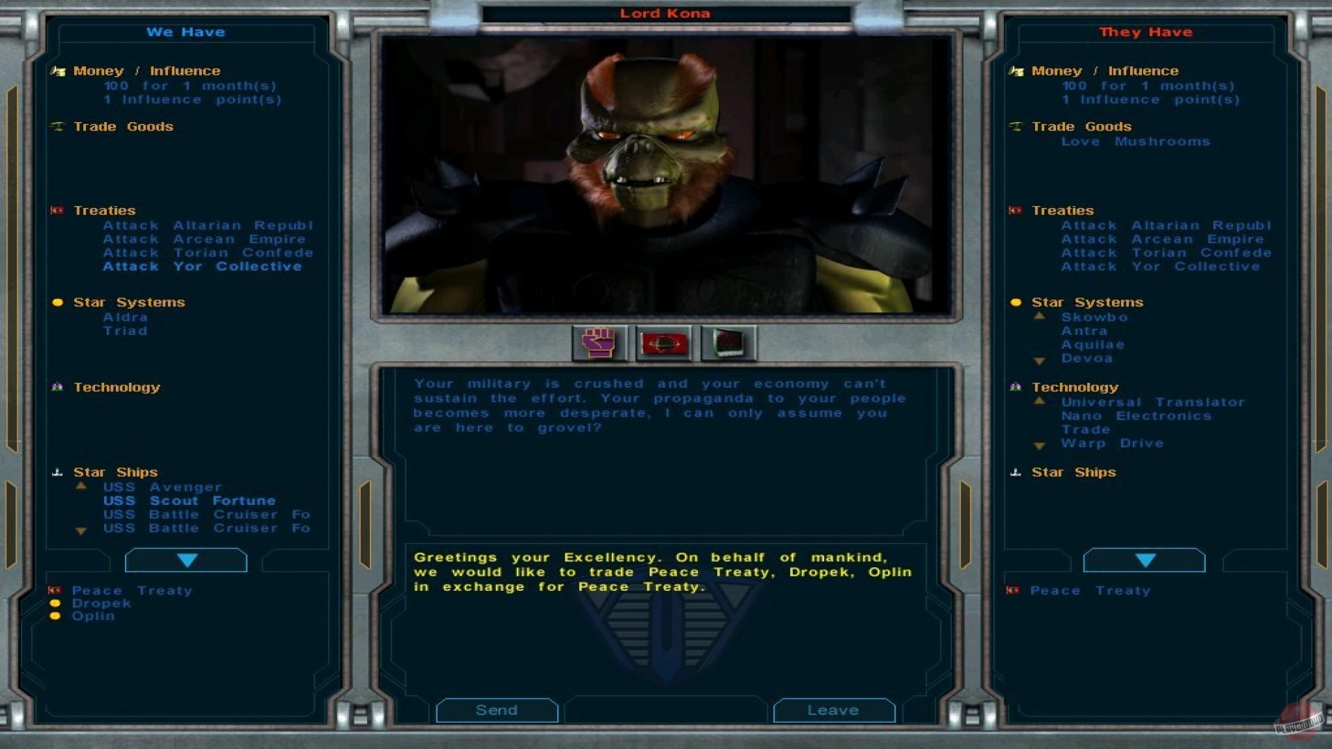 Скриншот из игры Galactic Civilizations - 15