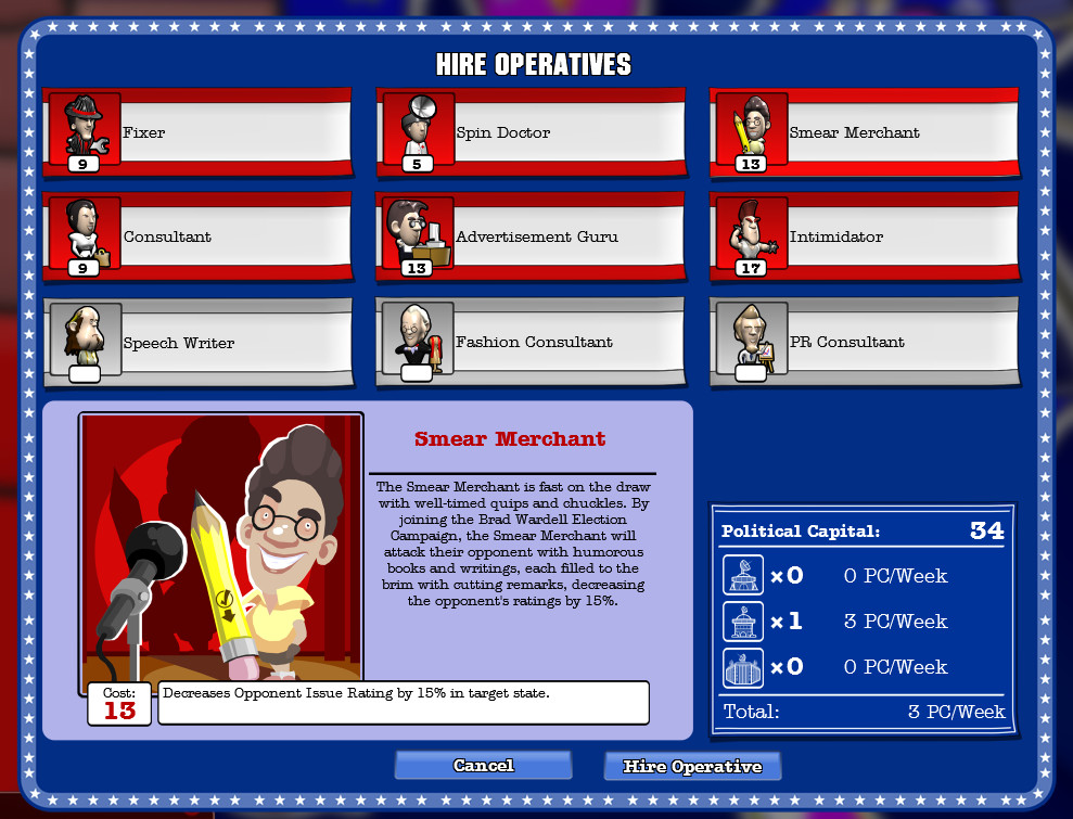 Скриншот из игры The Political Machine 2016 - 31