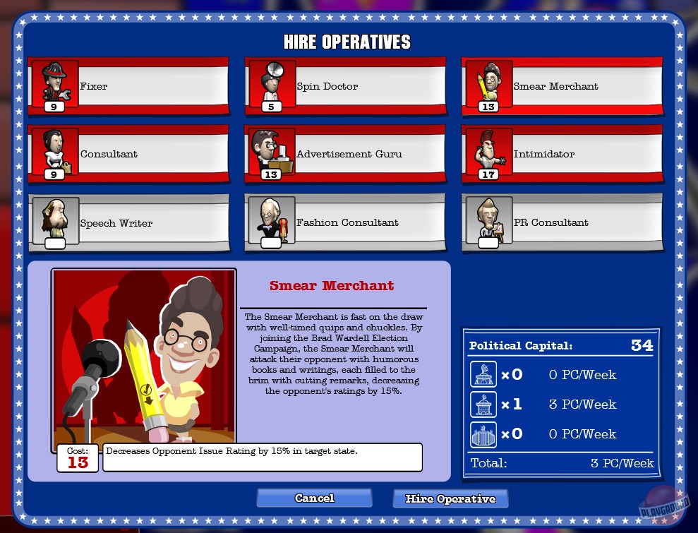 Скриншот из игры The Political Machine 2016 - 14