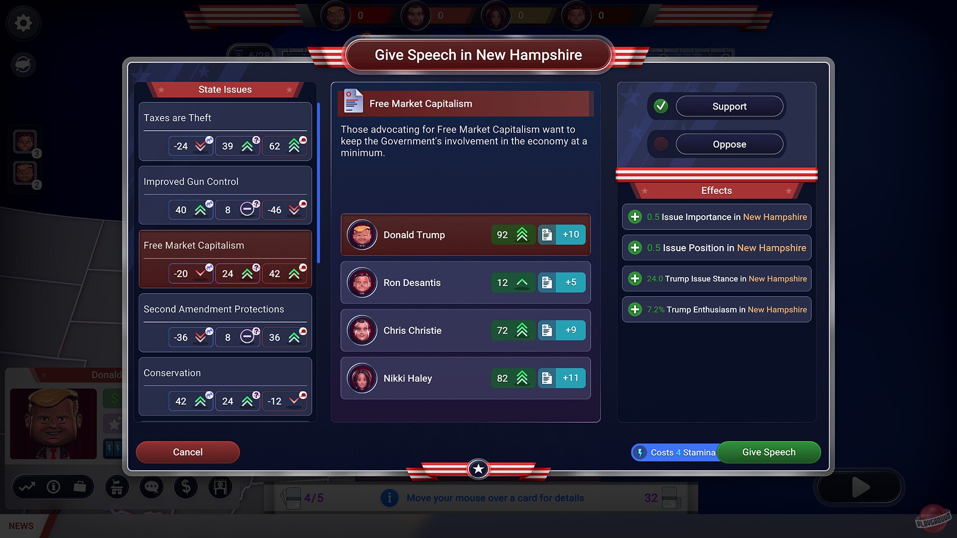 Скриншот из игры The Political Machine 2024 - 5