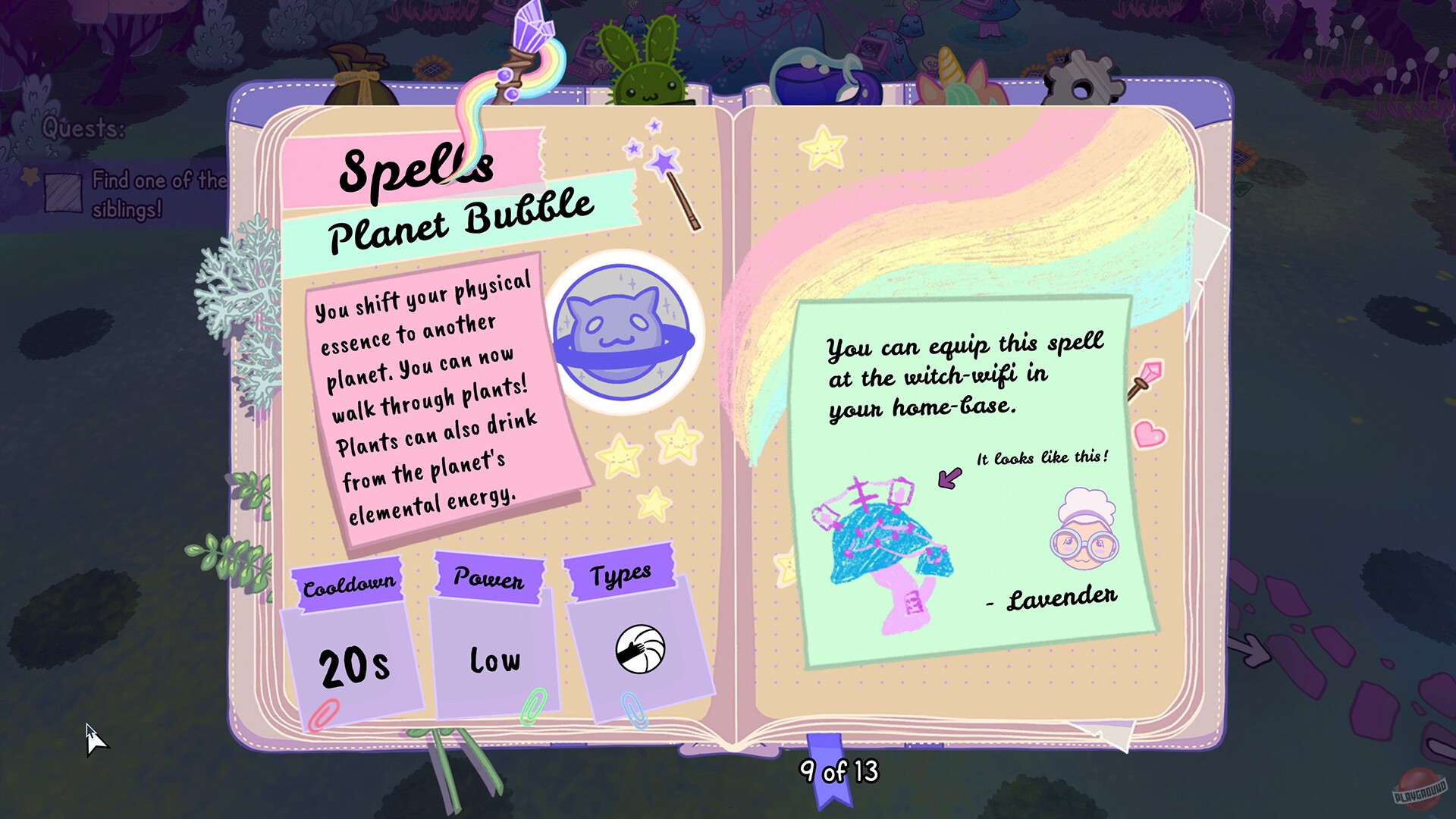 Скриншот из игры Grimoire Groves - 3