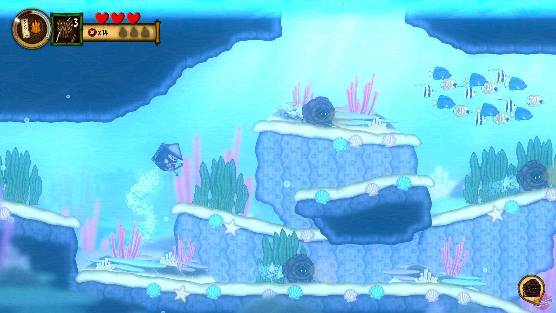 Скриншот из игры Taro the Sneaky Ninja - 12