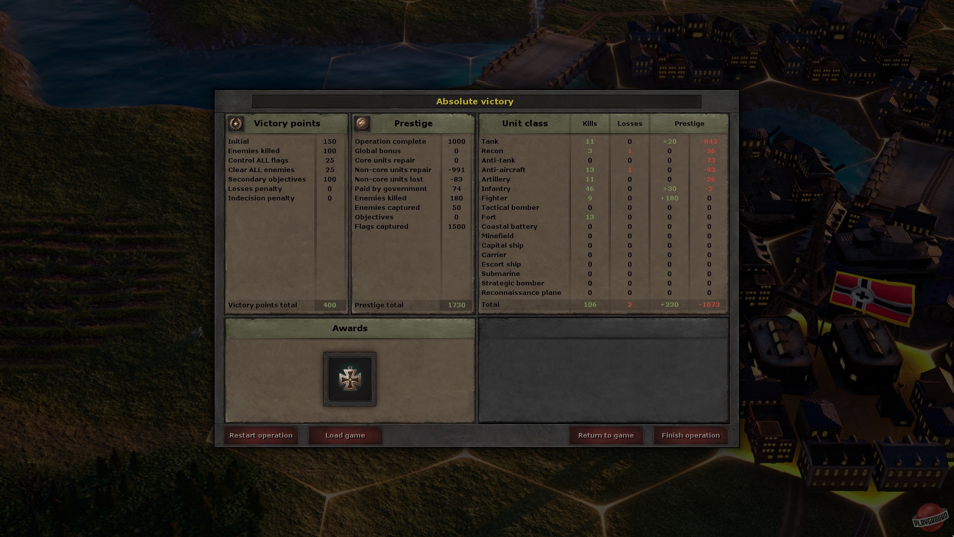 Скриншот из игры Strategic Mind: Blitzkrieg - 29