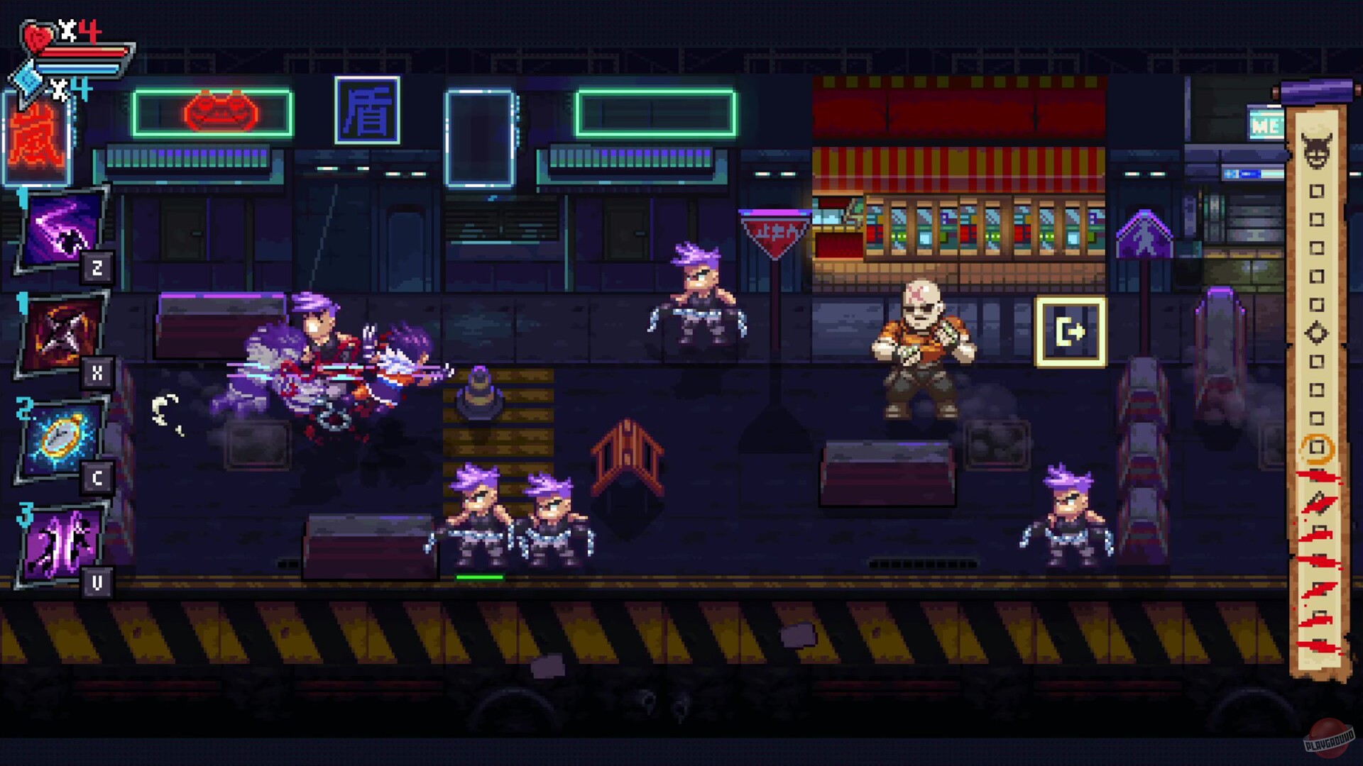 Скриншот из игры Arashi Gaiden - 4