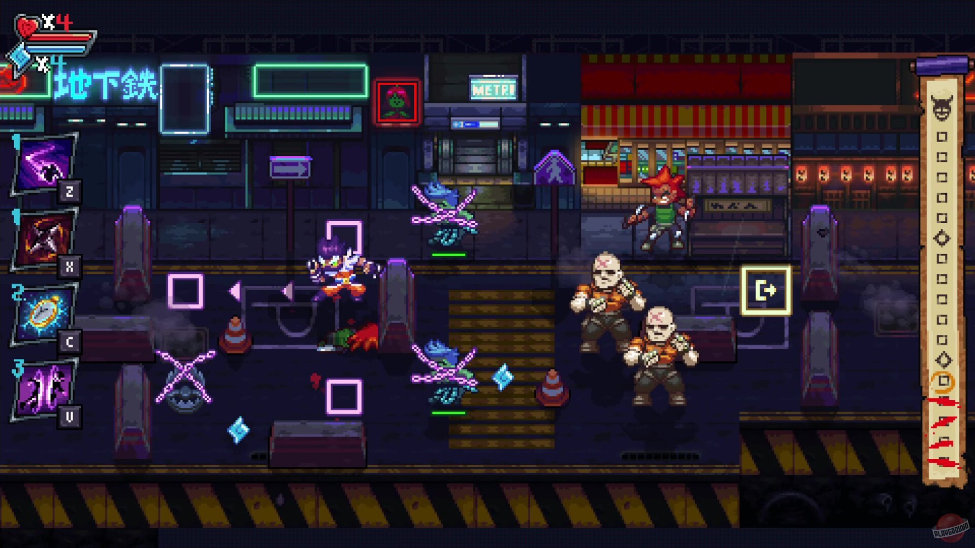 Скриншот из игры Arashi Gaiden - 3