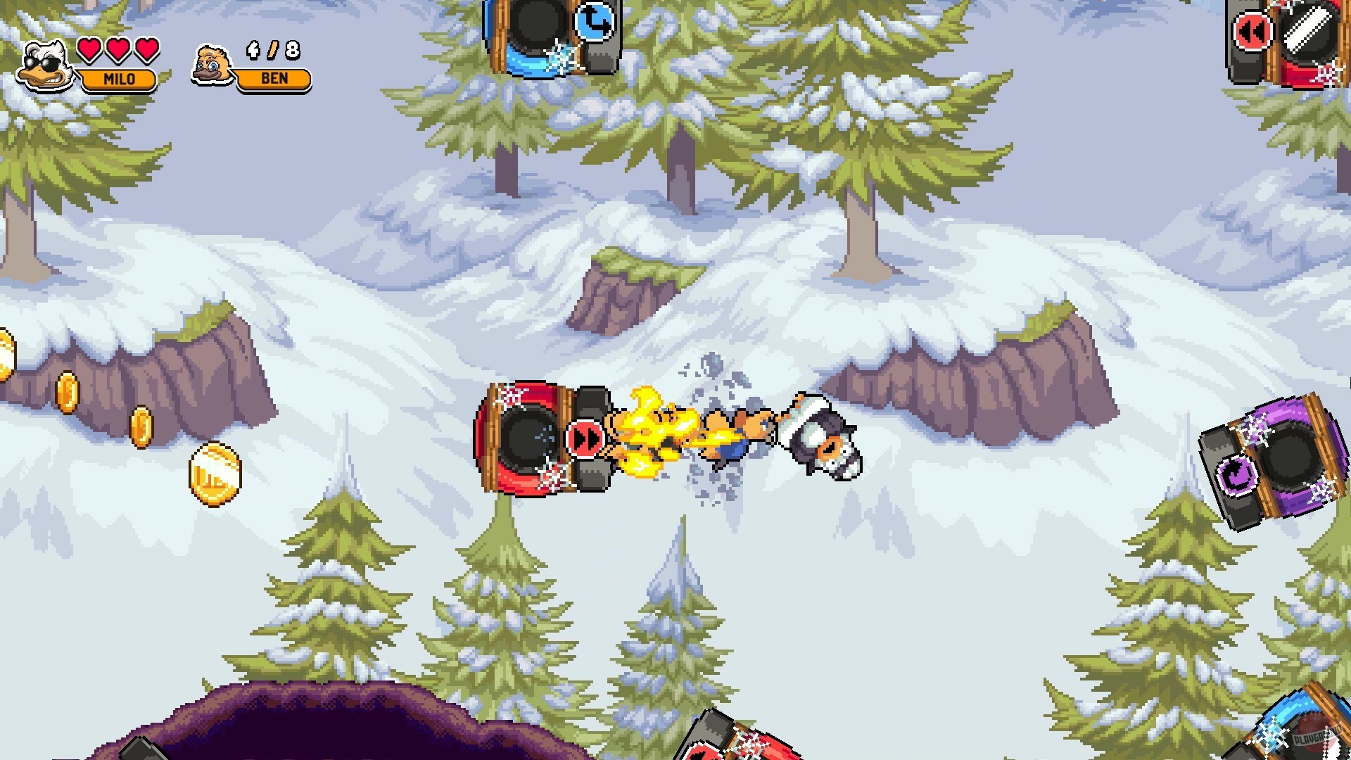 Скриншот из игры Naughty Geese - 2