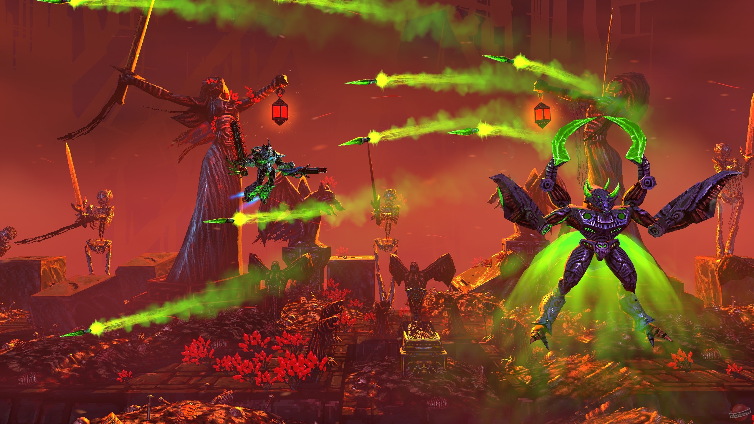 Скриншот из игры Valfaris: Mecha Therion - 11