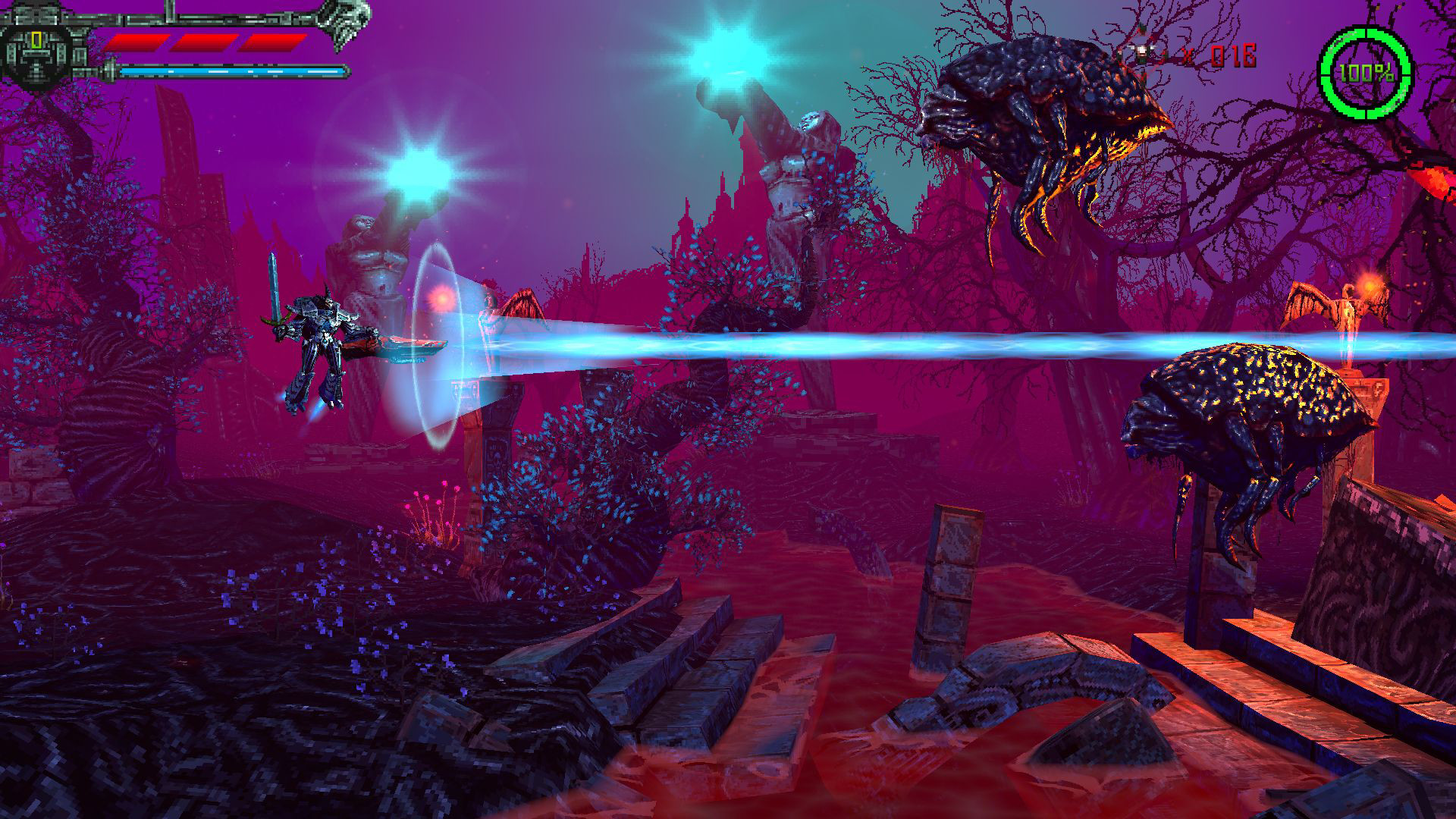 Скриншот из игры Valfaris: Mecha Therion - 8