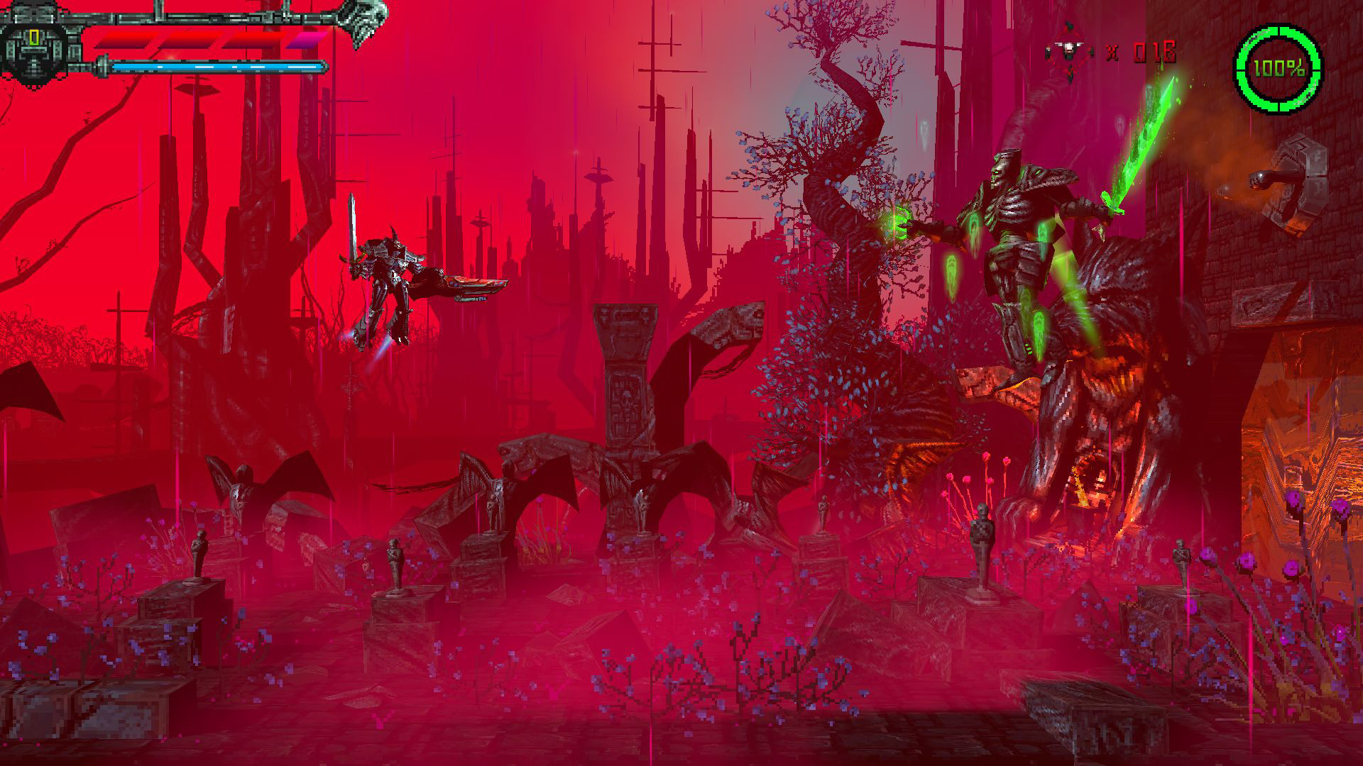 Скриншот из игры Valfaris: Mecha Therion - 9