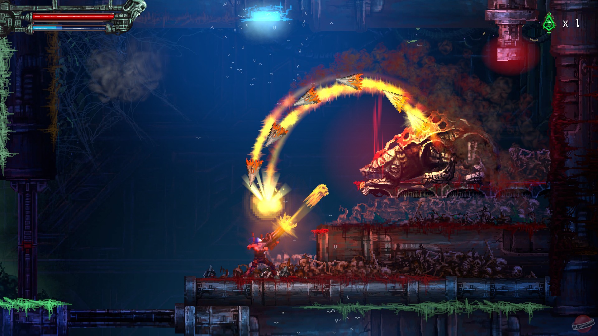 Скриншот из игры Valfaris - 16