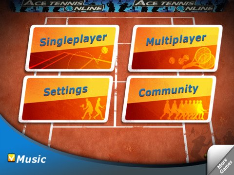 Скриншот из игры Ace Tennis 2010 Online - 2