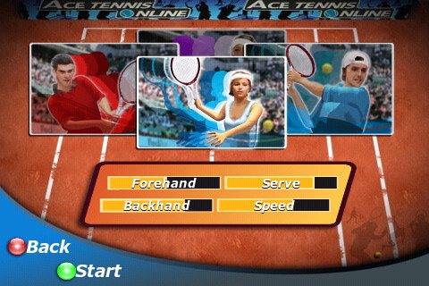 Скриншот из игры Ace Tennis 2010 Online - 3