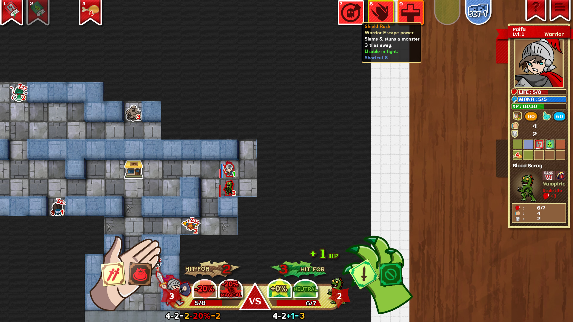 Скриншот из игры Paper Dungeons - 40