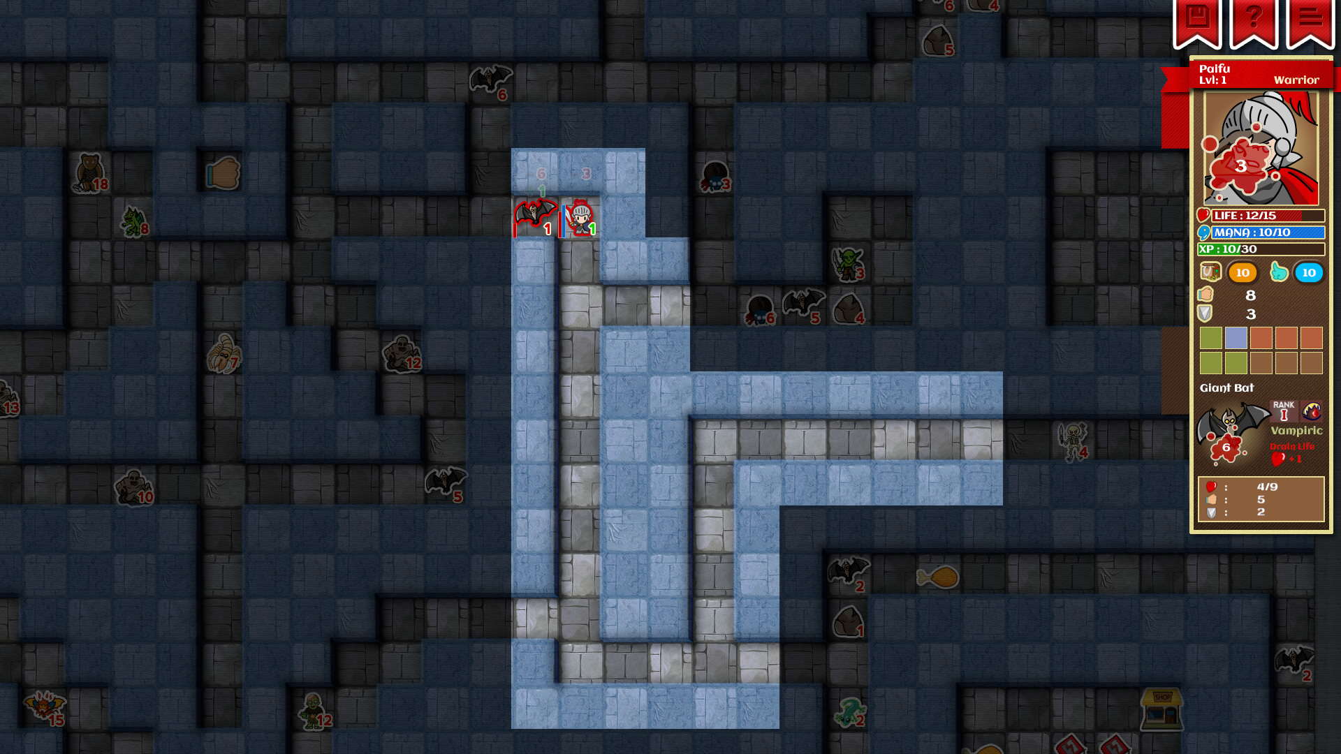 Скриншот из игры Paper Dungeons - 53