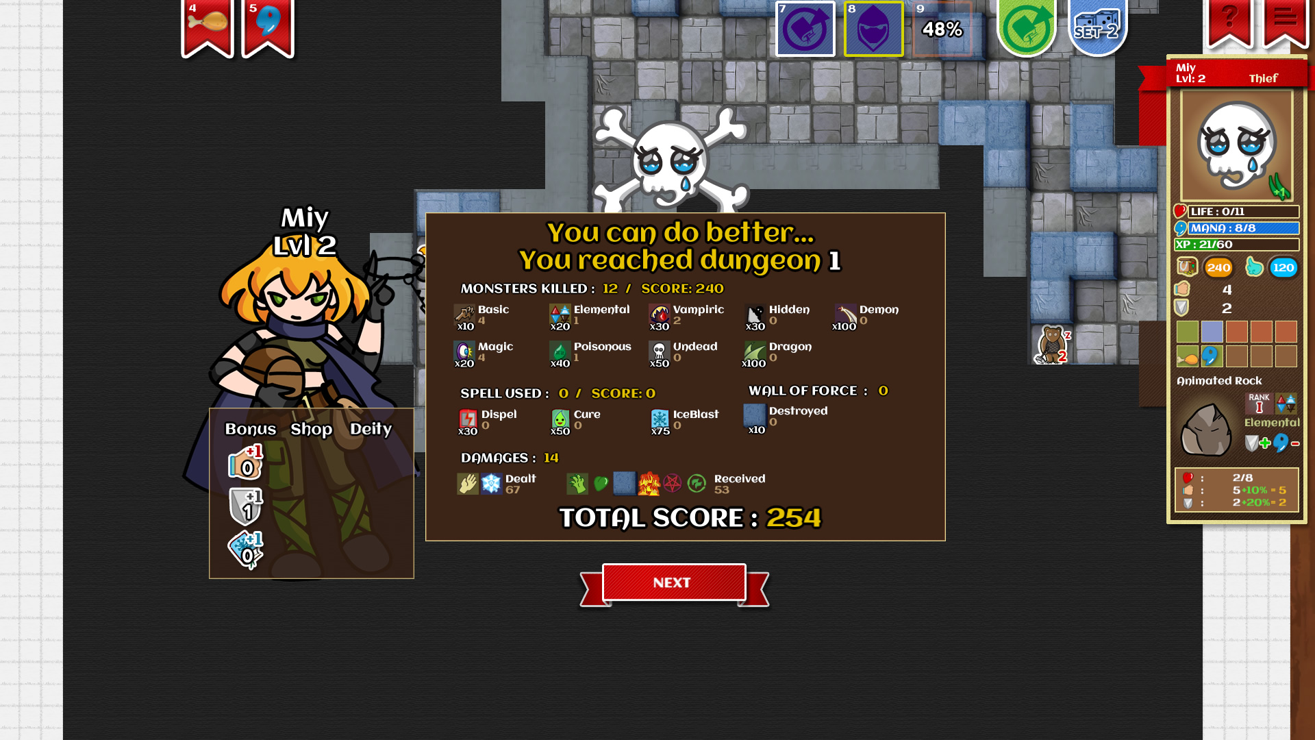 Скриншот из игры Paper Dungeons - 43